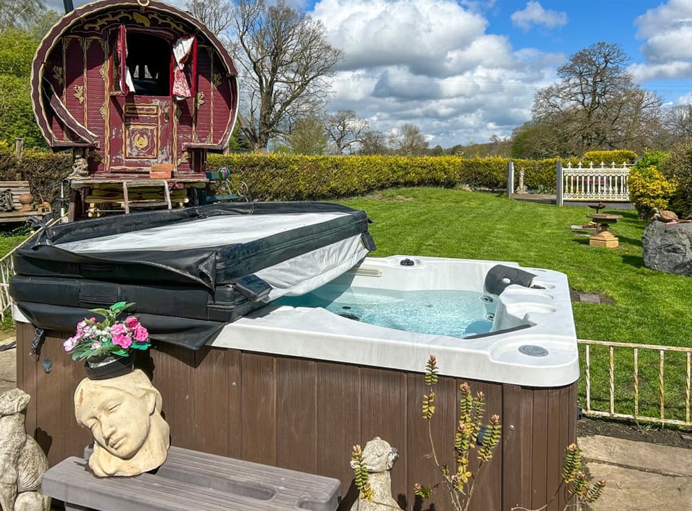 Hot tub at Park View in Stanton Harold, Leicestershire