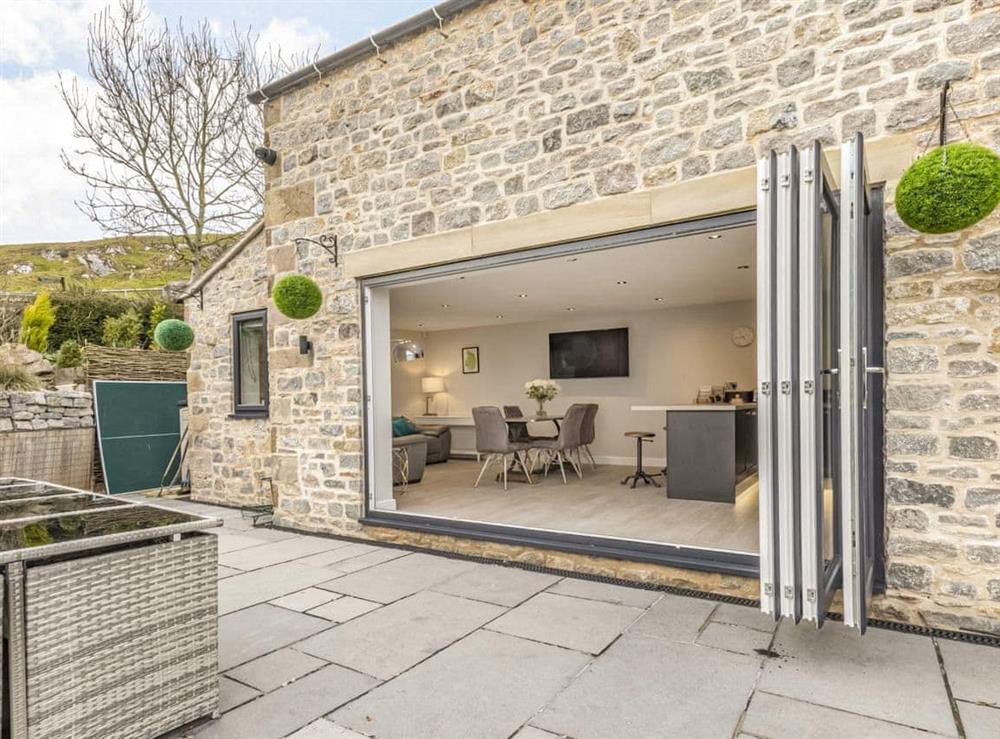 Patio at Parkview in Brassington, Derbyshire