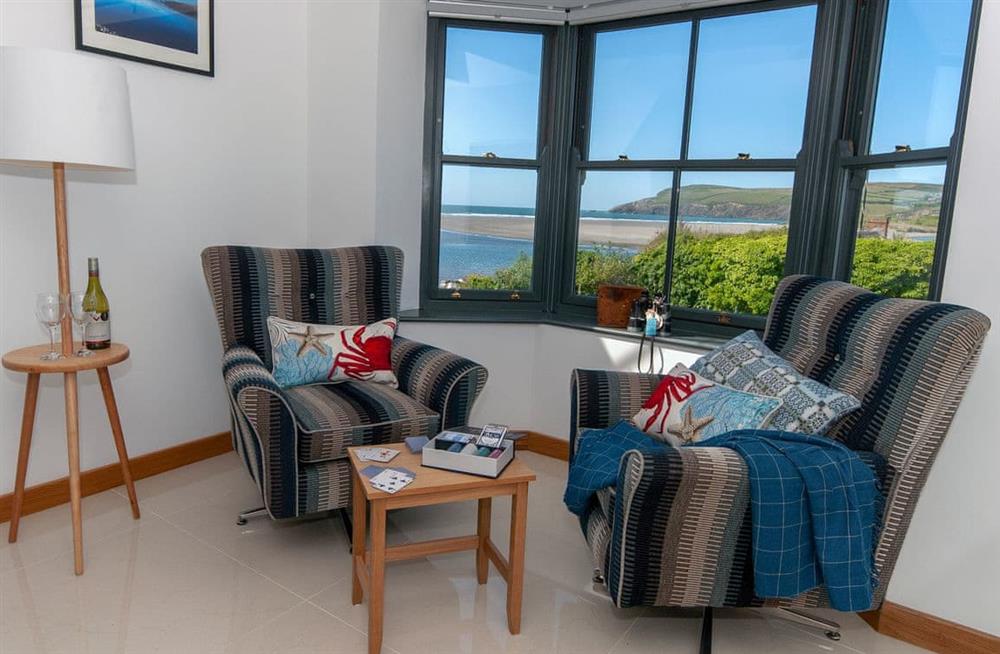 Relax in the living area (photo 2) at Parrog Point in Newport, Pembrokeshire Coast, Pembrokeshire, Dyfed