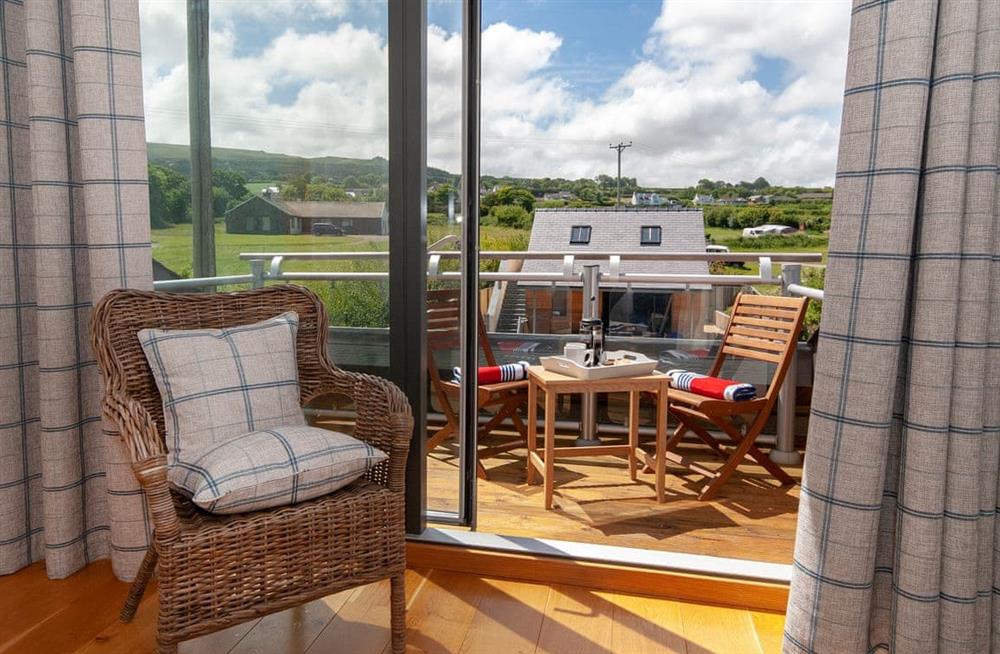 The living area at Parrog Point in Newport, Pembrokeshire Coast, Pembrokeshire, Dyfed