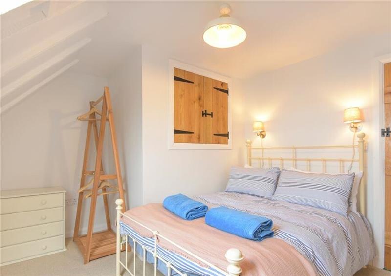 One of the bedrooms at Partan Cottage, Lower Burnmouth