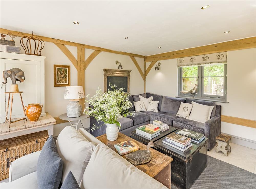Living room at Partridge Barn in Rye, East Sussex