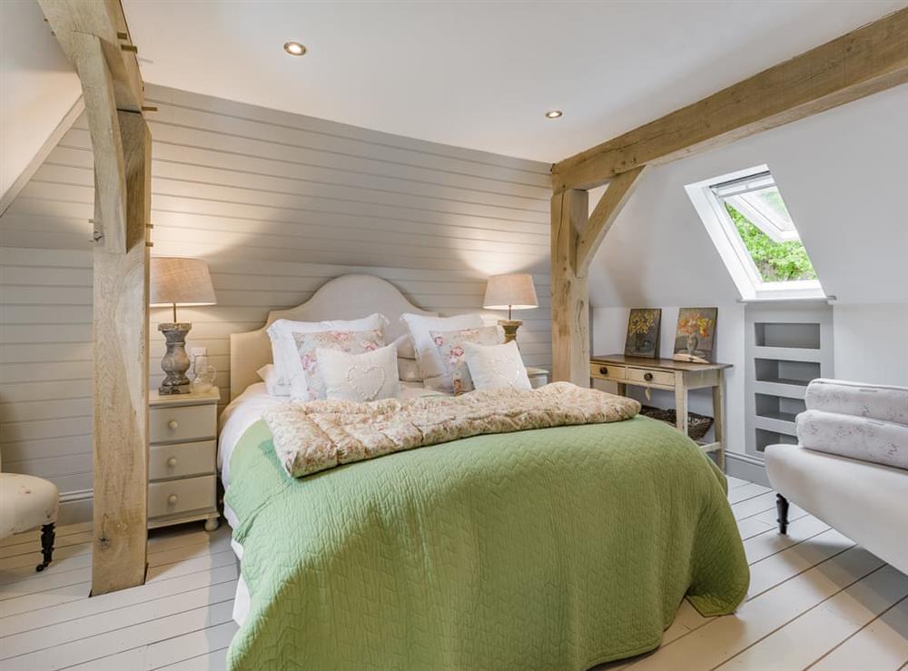 Master bedroom at Partridge Barn in Rye, East Sussex