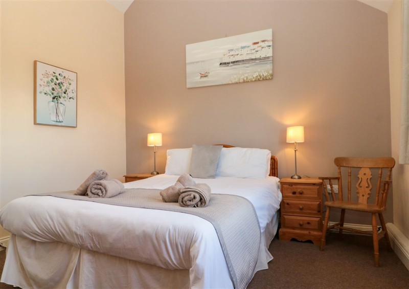 One of the bedrooms at Partridge Cottage, neaer Filey