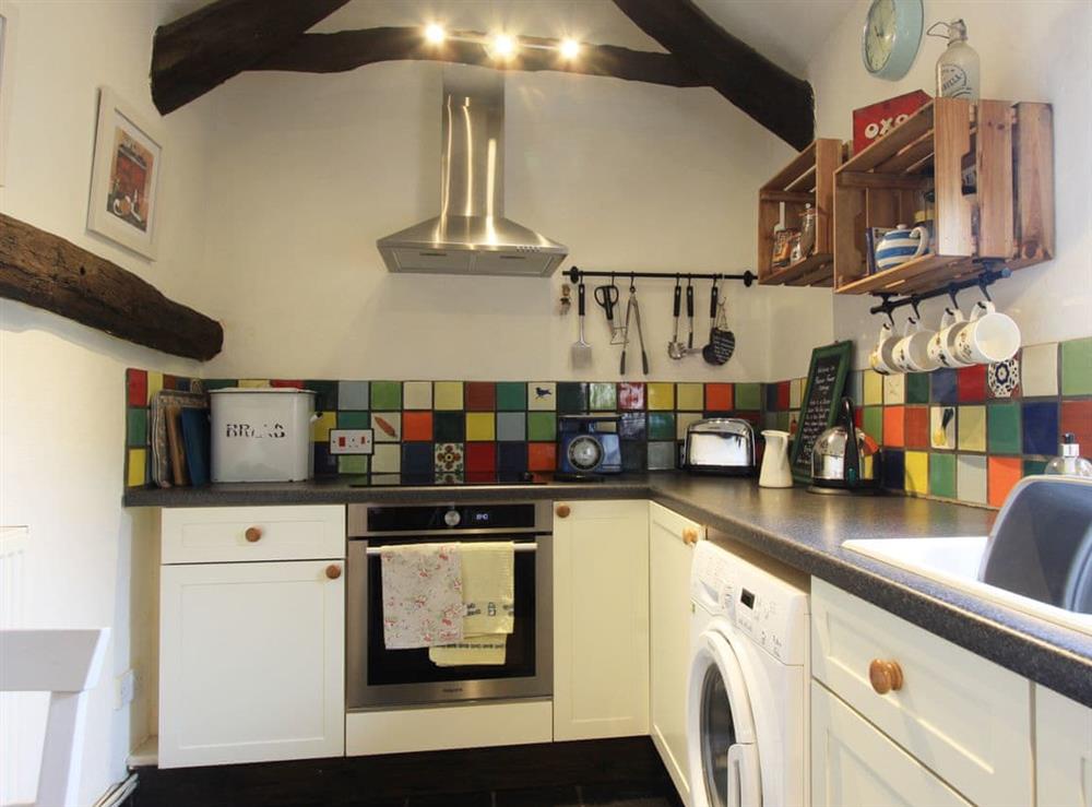 Kitchen at Passion Flower Cottage in North Tawton, Devon