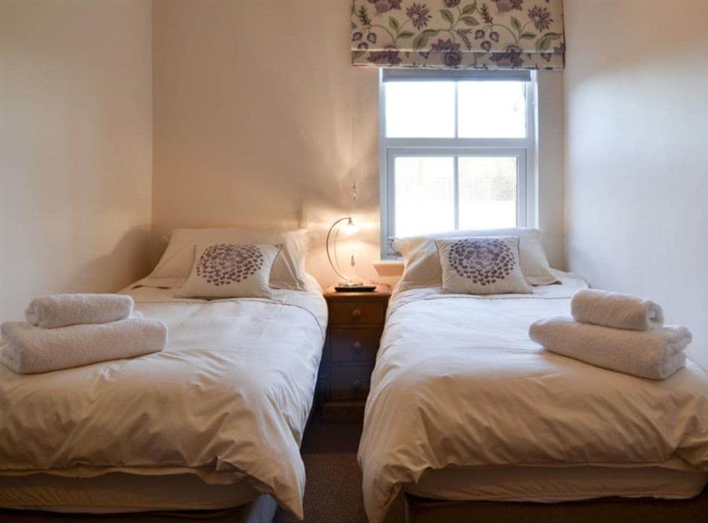 Twin bedroom at Pasture House in Primrose Valley, near Filey, North Yorkshire