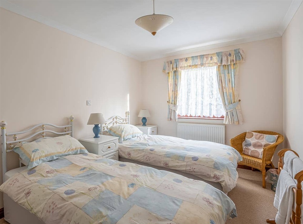 Twin bedroom at Pasture View in Pickering, North Yorkshire