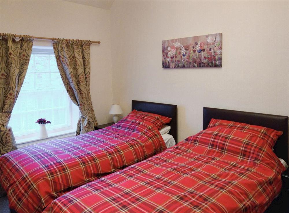 Attractive twin bedroom at Pathways in Higham, near Alfreton, Derbyshire