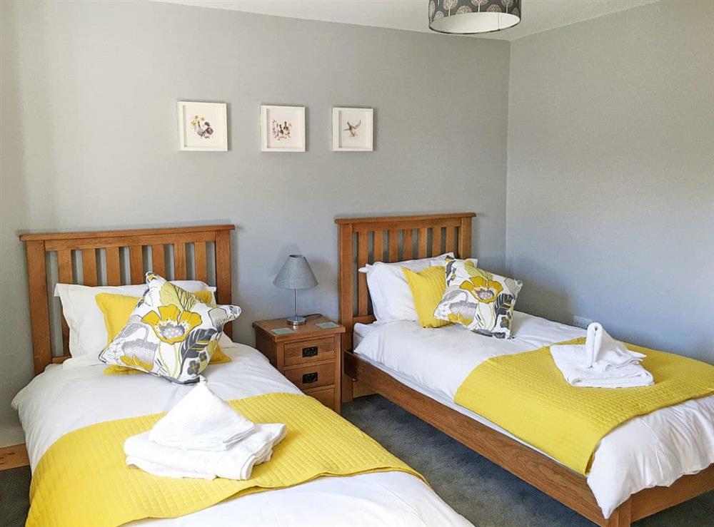 Twin bedroom at Croft Cottage, 
