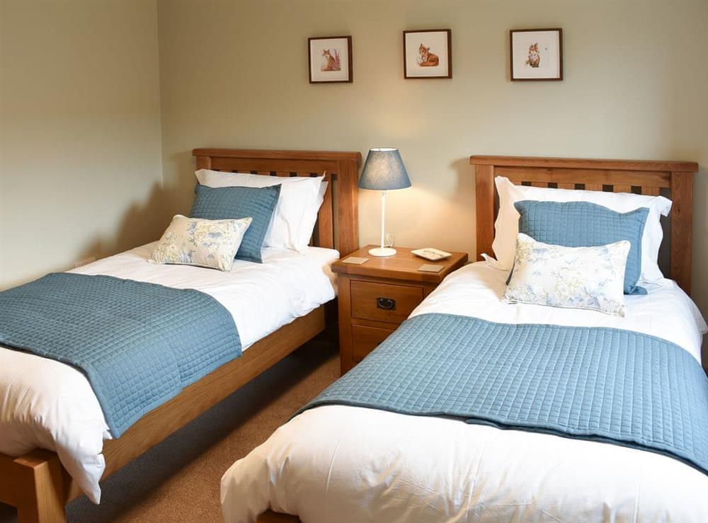 Twin bedroom at Drovers Cottage, 