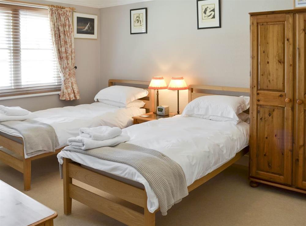 Good sized twin bedroom at Pax in St. Margarets at Cliffe, near Dover, Kent, England