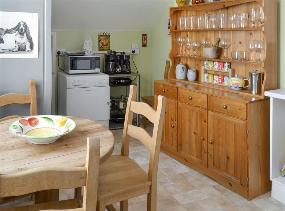Spacious kitchen with dining area at Pax in St. Margarets at Cliffe, near Dover, Kent, England