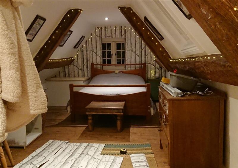 One of the 3 bedrooms at Paynes Cottage, Bushley near Tewkesbury