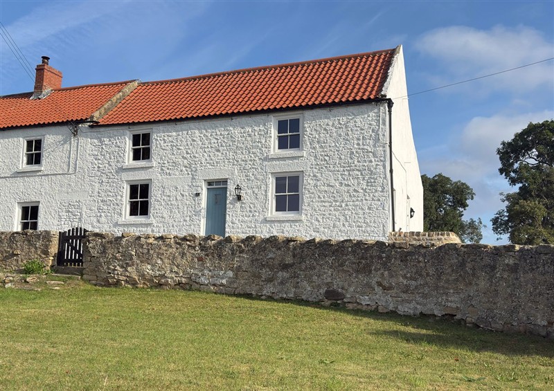 Outside Peace Cottage at Peace Cottage, Langton near Gainford