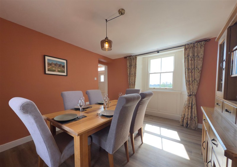 The dining area at Peace Cottage, Langton near Gainford