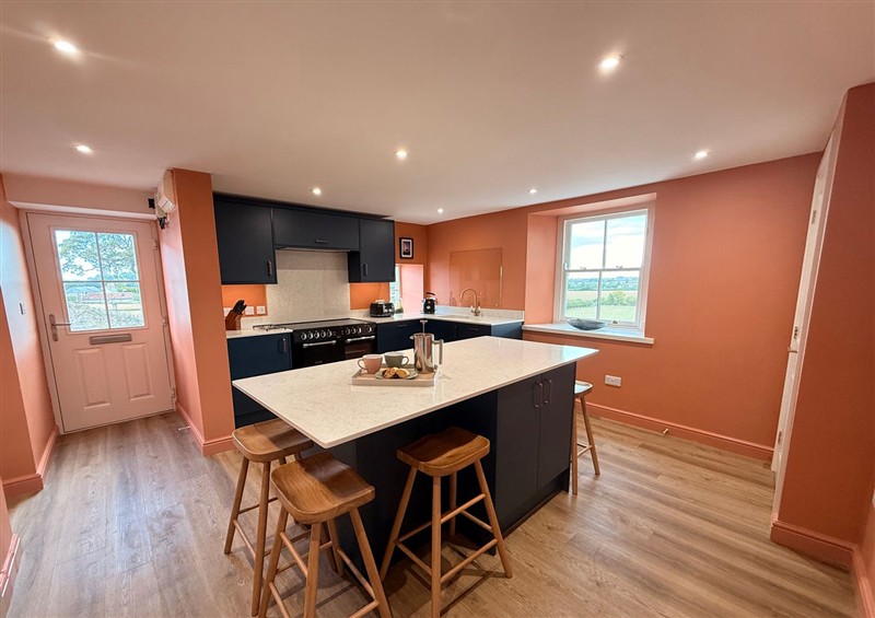The kitchen at Peace Cottage, Langton near Gainford