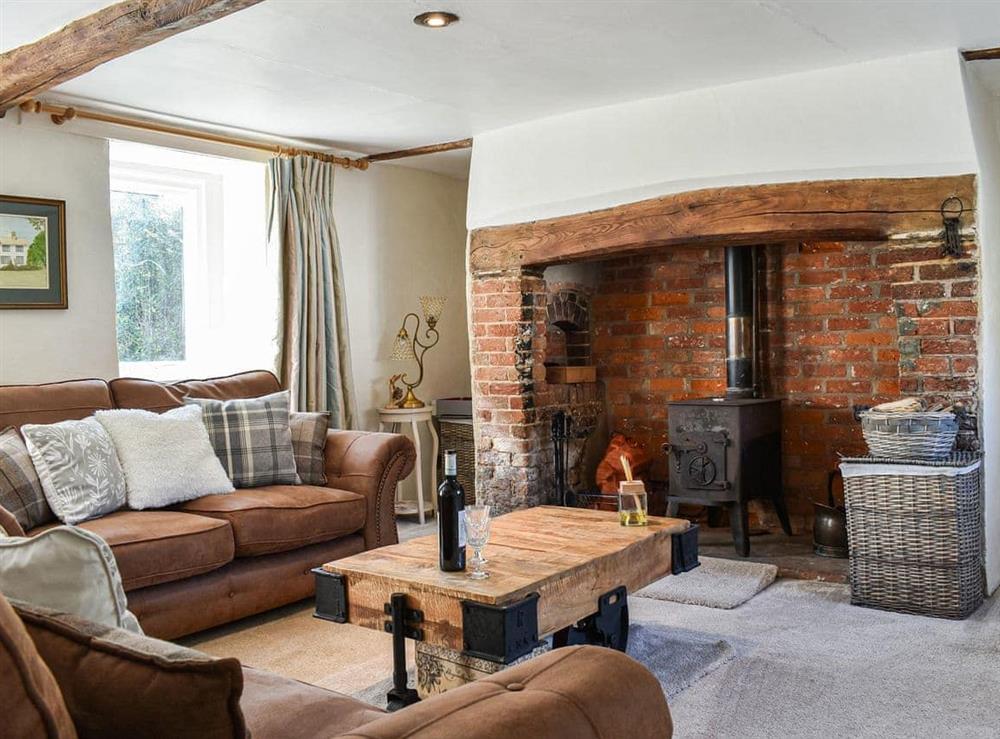 Living room at Peaceful Cottage in Blandford Forum, Dorset