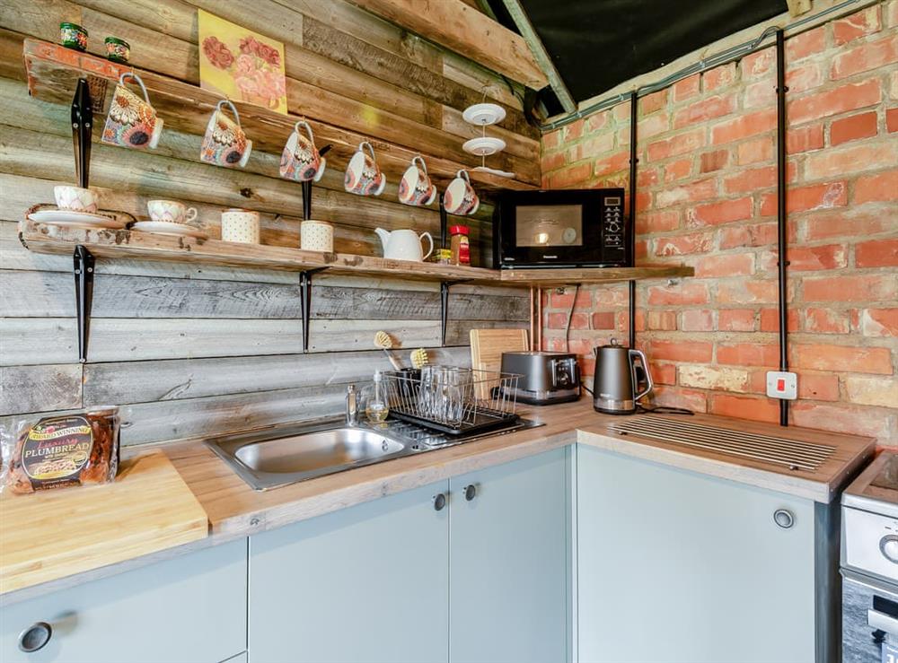 Kitchen at Peaceful Travelers Rest in Marshchaple, near Louth, Lincolnshire
