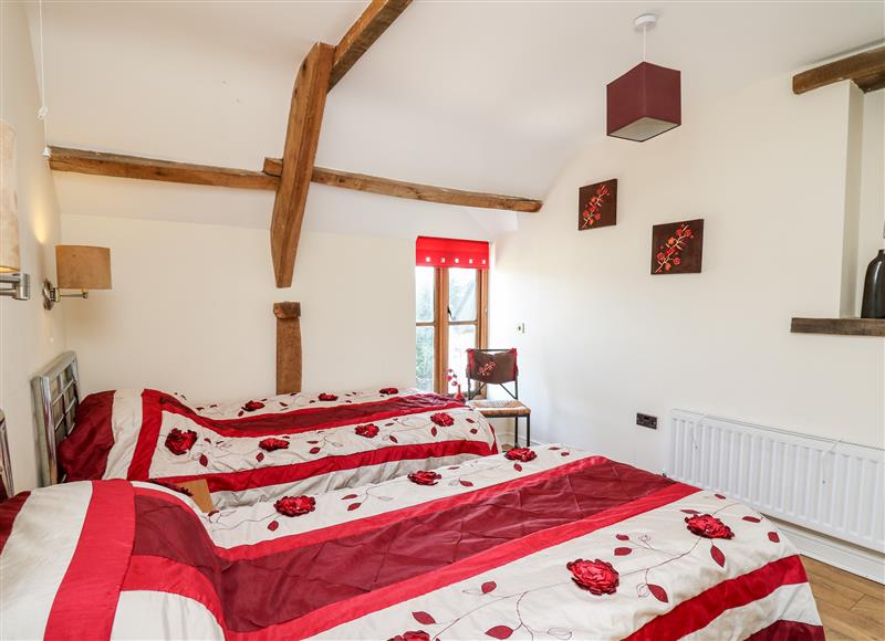 This is a bedroom at Peacock Cottage, Talybont-on-Usk