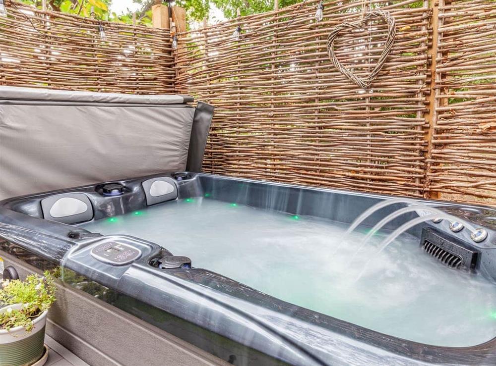 Hot tub at Peacock on the Pin in Stisted, Essex