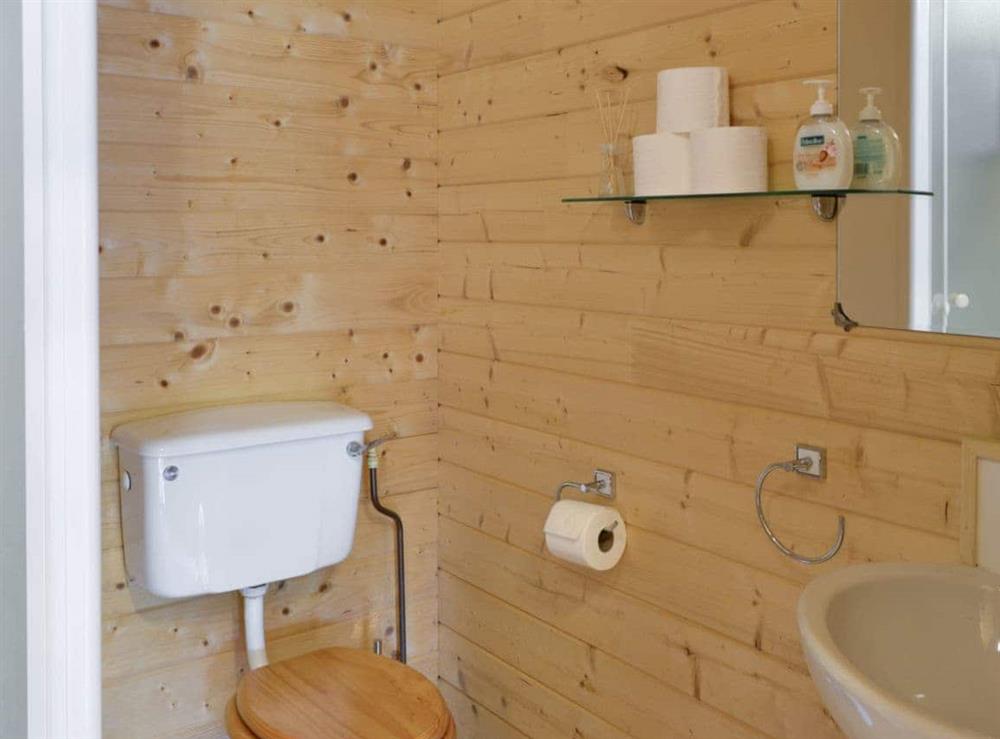 Bathroom at Pear Tree Cottage Cabin in Seend, near Devizes, Wiltshire