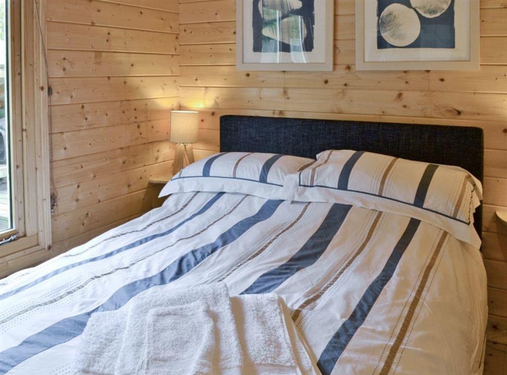 Double bedroom at Pear Tree Cottage Cabin in Seend, near Devizes, Wiltshire