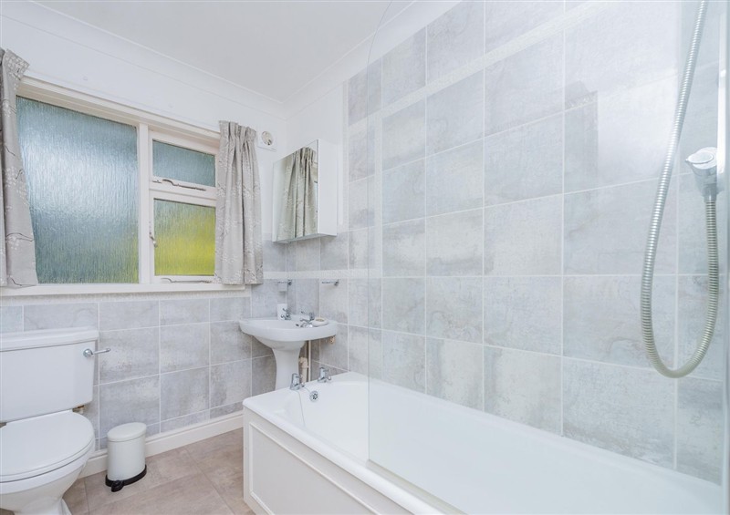 Bathroom at Pear Tree Cottage, Pulverbatch near Longden