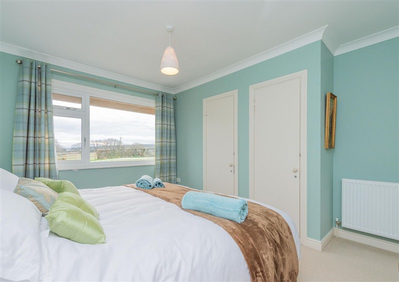 One of the 3 bedrooms at Pear Tree Cottage, Pulverbatch near Longden
