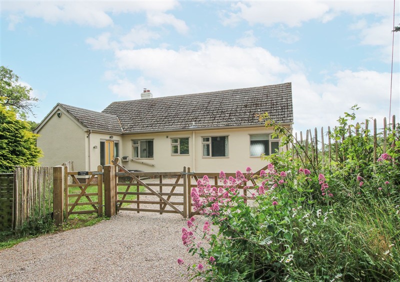 Outside at Pear Tree Cottage, Pulverbatch near Longden