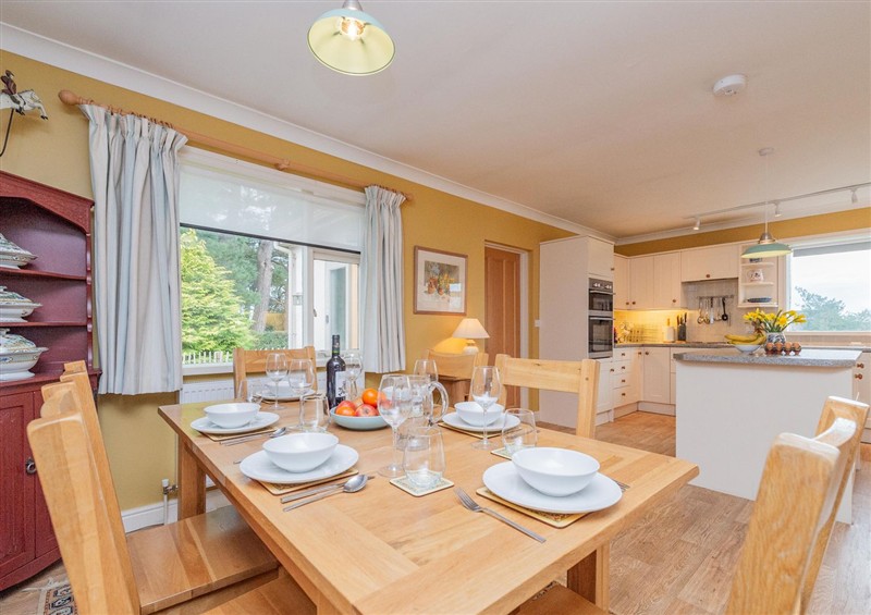 The dining room at Pear Tree Cottage, Pulverbatch near Longden