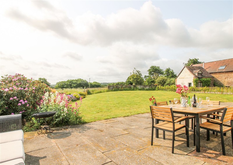 The garden in Pear Tree Cottage at Pear Tree Cottage, Pulverbatch near Longden