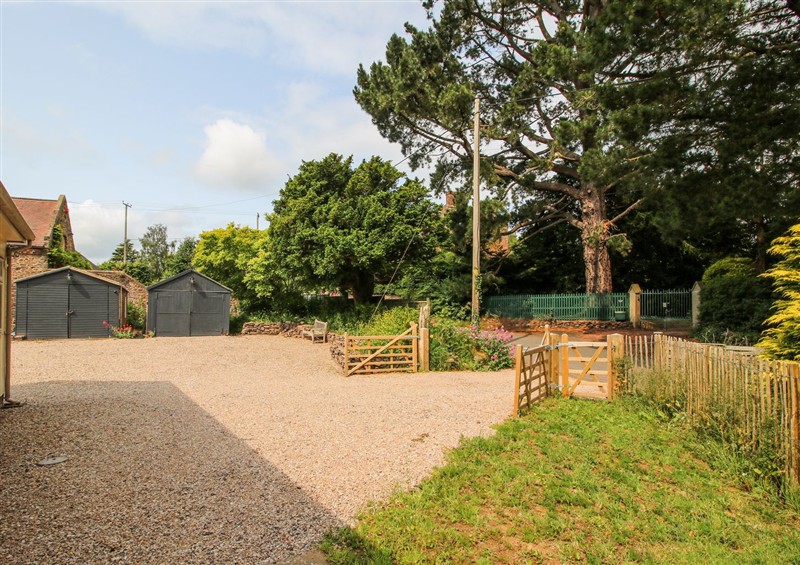 The setting at Pear Tree Cottage, Pulverbatch near Longden