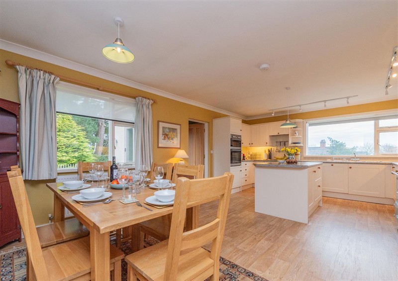 This is the kitchen at Pear Tree Cottage, Pulverbatch near Longden