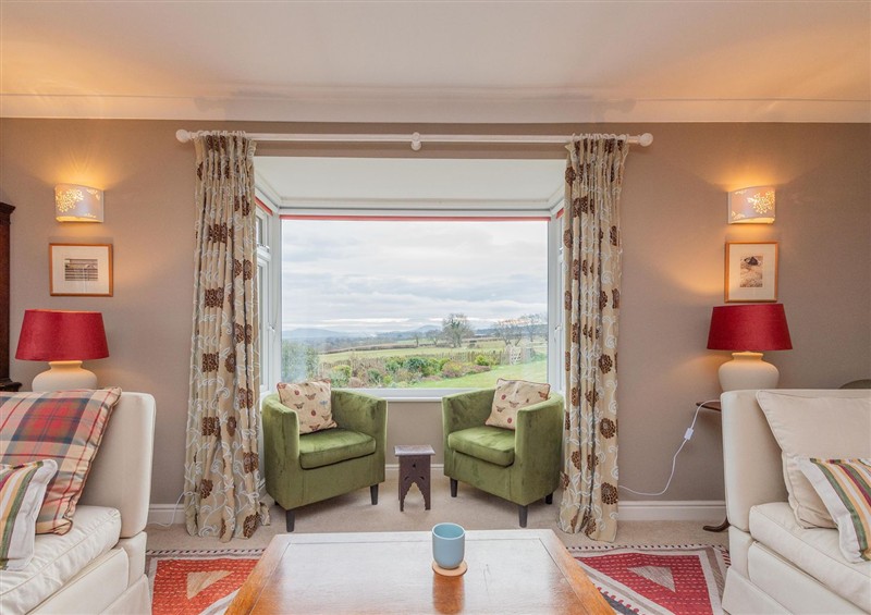 This is the living room at Pear Tree Cottage, Pulverbatch near Longden