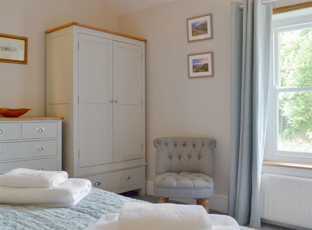 Comfy double bedroom at Pear Tree Cottage in Wirksworth, near Matlock, Derbyshire