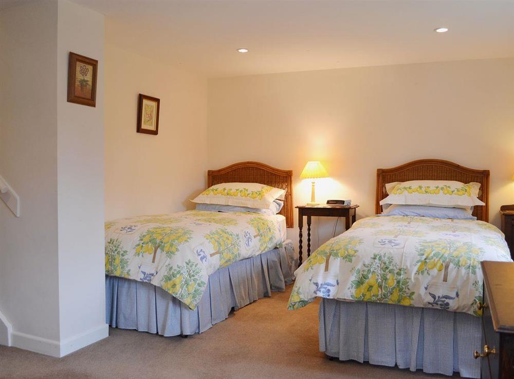 Twin bedroom at Pear Tree Cottage in Wyre Forest, Nr Bewdley, Shropshire., Worcestershire