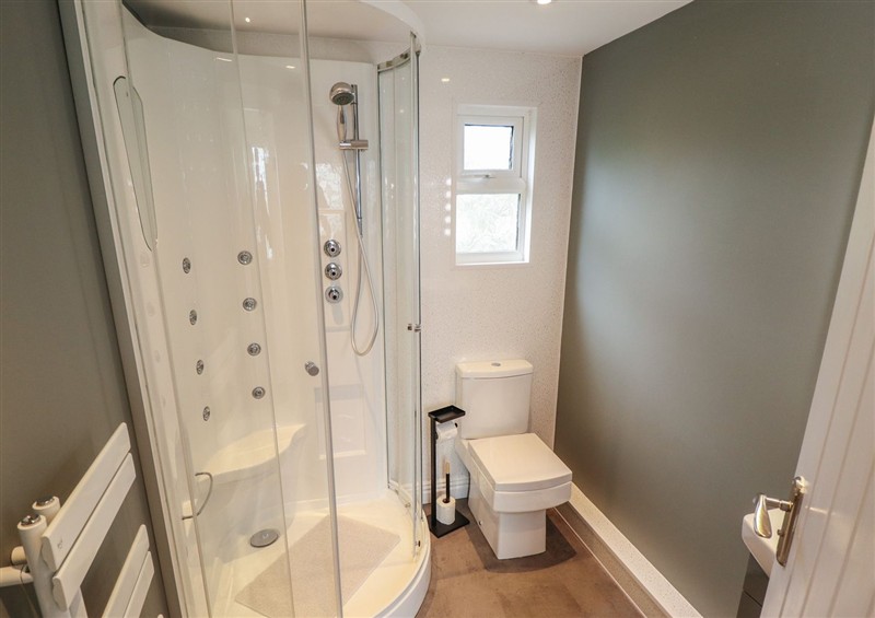 This is the bathroom at Pear Tree Lodge, Huttoft