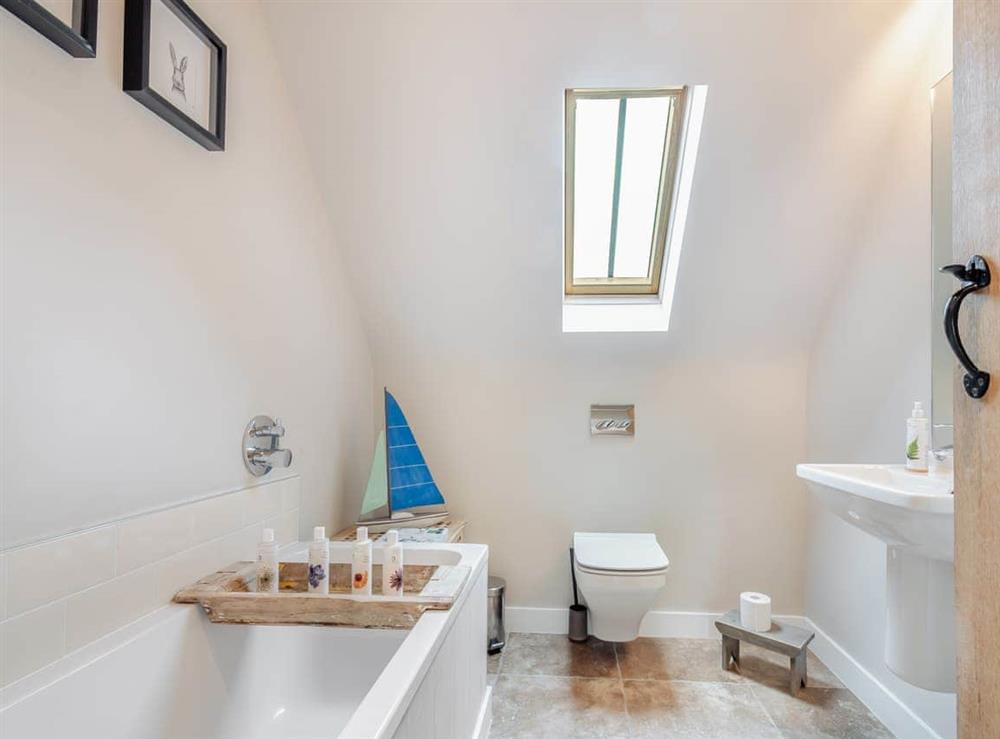 Bathroom at Pears Cottage in Beckington, near Frome, Somerset