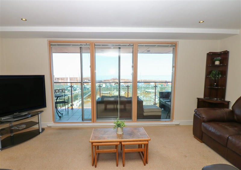 The living room at Pears Suite, Whitehaven