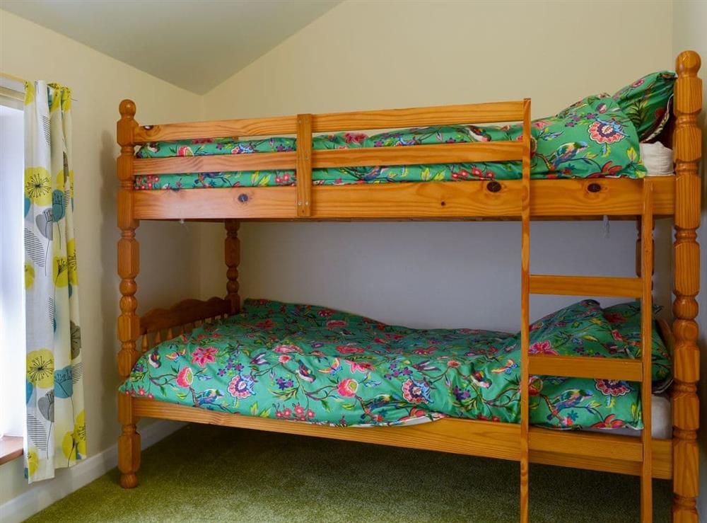 Bunk bedroom at Peartree Cottage in Shildon, near Bishop Auckland, Durham