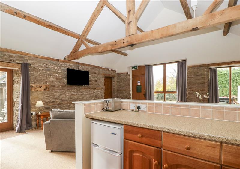 This is the kitchen at Peartree Cottage, Stanford Bishop near Bromyard