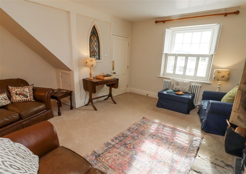 The living room at Peary House, Branton near Powburn
