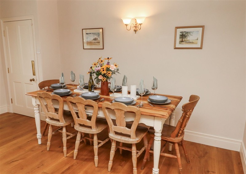 This is the dining room at Peary House, Branton near Powburn