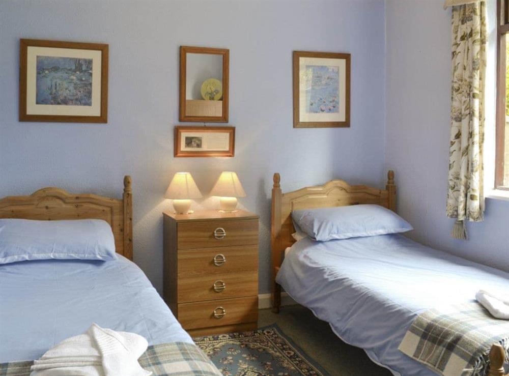 Comfortable twin bedroom at Peasholm in Thornton le Dale, near Pickering, North Yorkshire
