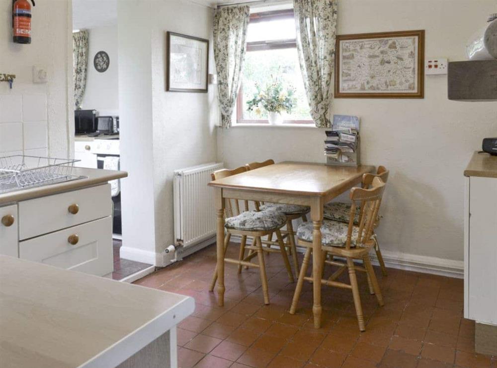 Spacious dining area within kitchen at Peasholm in Thornton le Dale, near Pickering, North Yorkshire