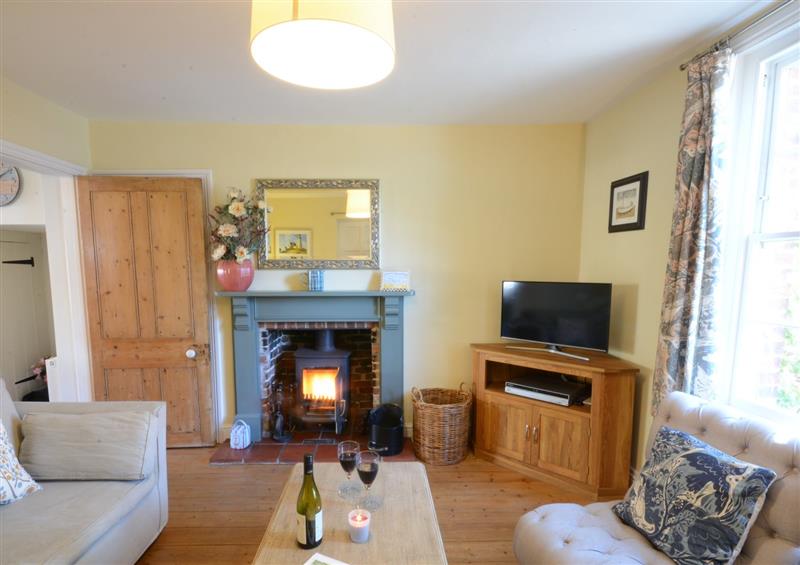 Relax in the living area at Pebble Beach Cottage, Aldeburgh, Aldeburgh