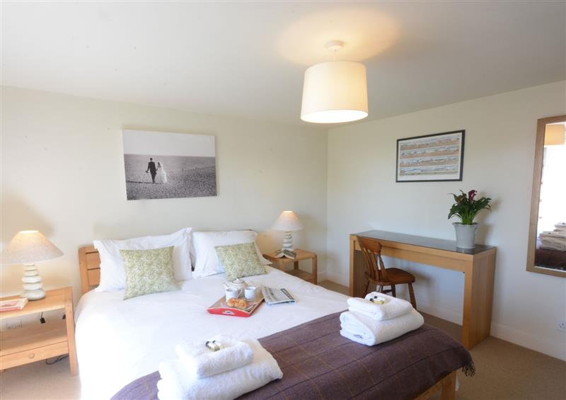 This is a bedroom at Pebble Beach Cottage, Aldeburgh, Aldeburgh