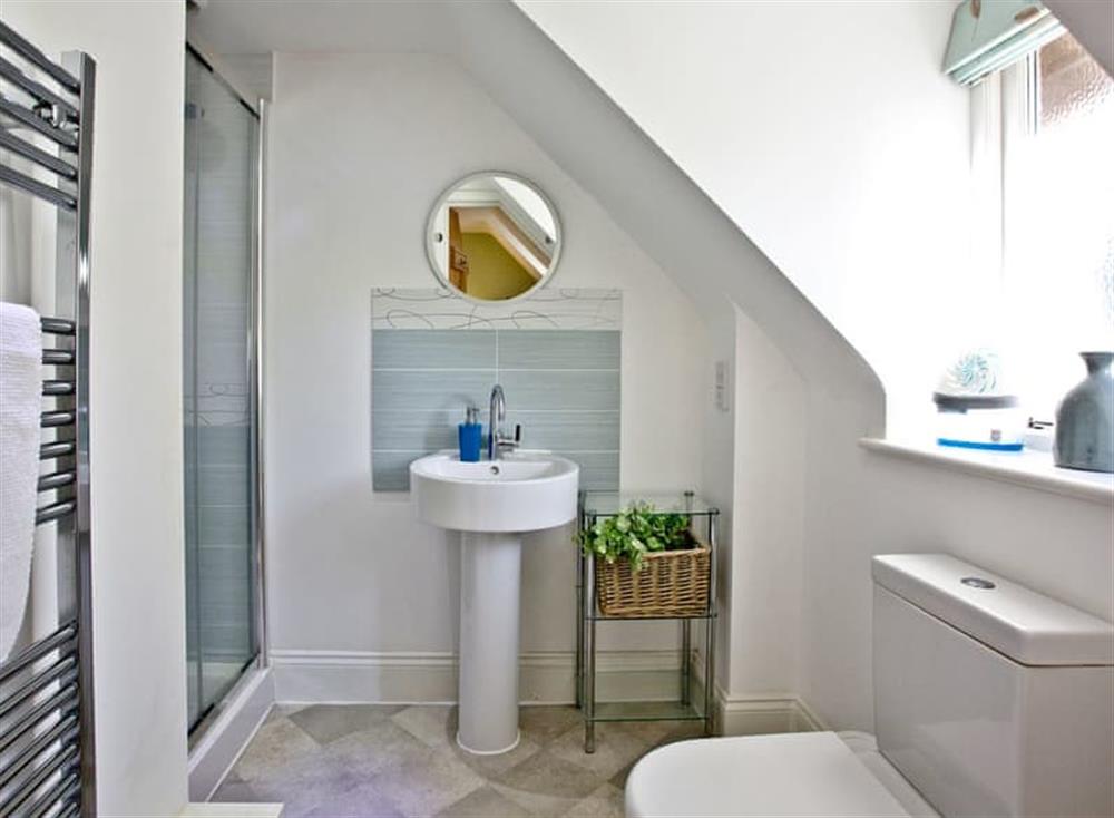 En-suite at Pebble Beach Cottage in , Isle of Purbeck