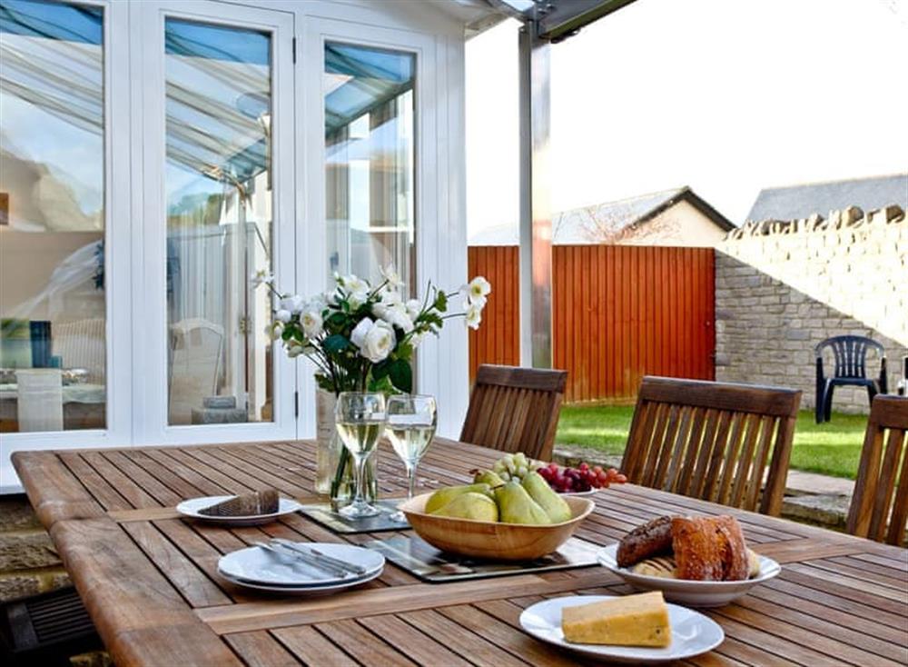 Outdoor area at Pebble Beach Cottage in , Isle of Purbeck