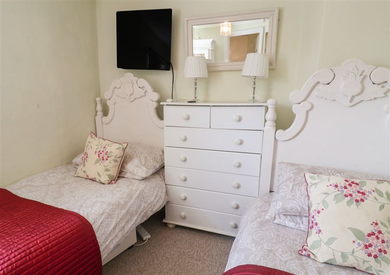 One of the bedrooms at Pebble, Blakeney